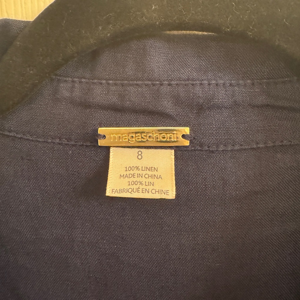 Magaschoni Navy Midi Dress - Picture 4 of 7